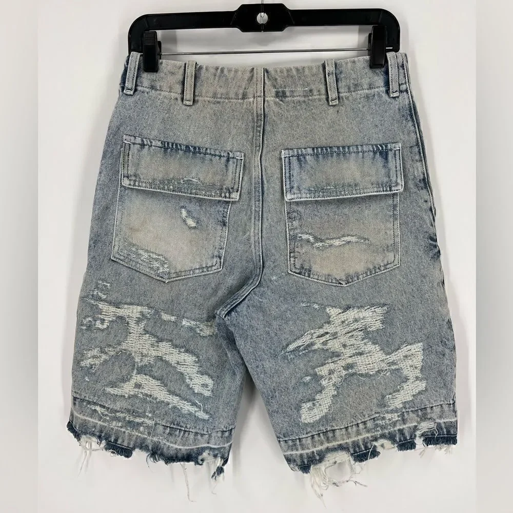 Givenchy Cargo Bermuda Shorts in Denim Waist 27 - Picture 7 of 12